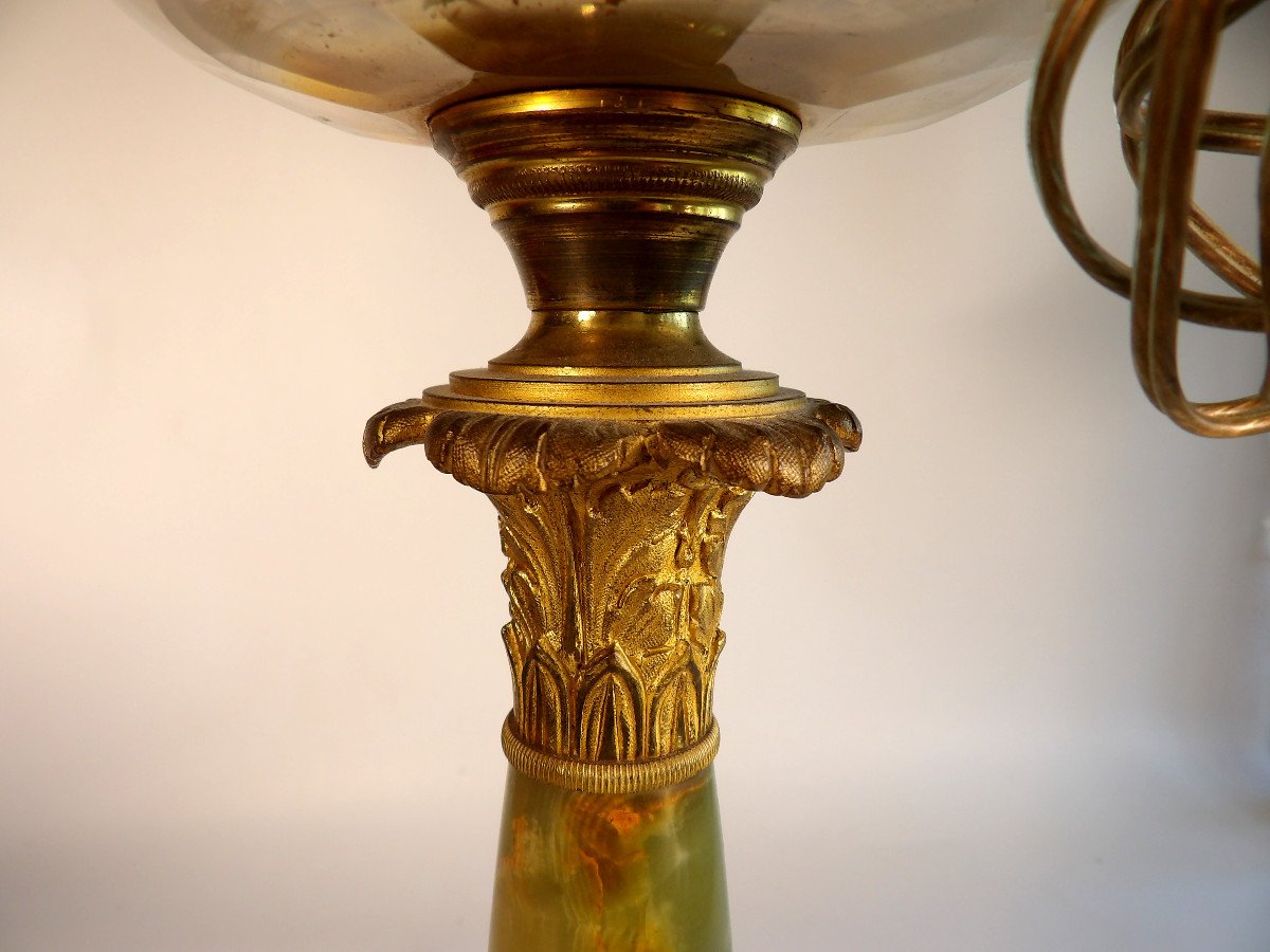 Lampe à Pétrole électrifiée De Style Napoléon III-photo-5