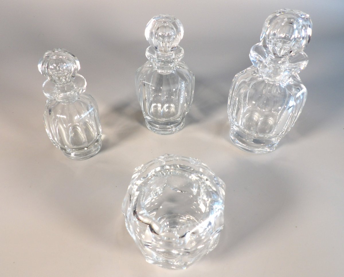 Ensemble de Toilette 4 Pièces en Cristal par BACCARAT - Modèle Malmaison-photo-2