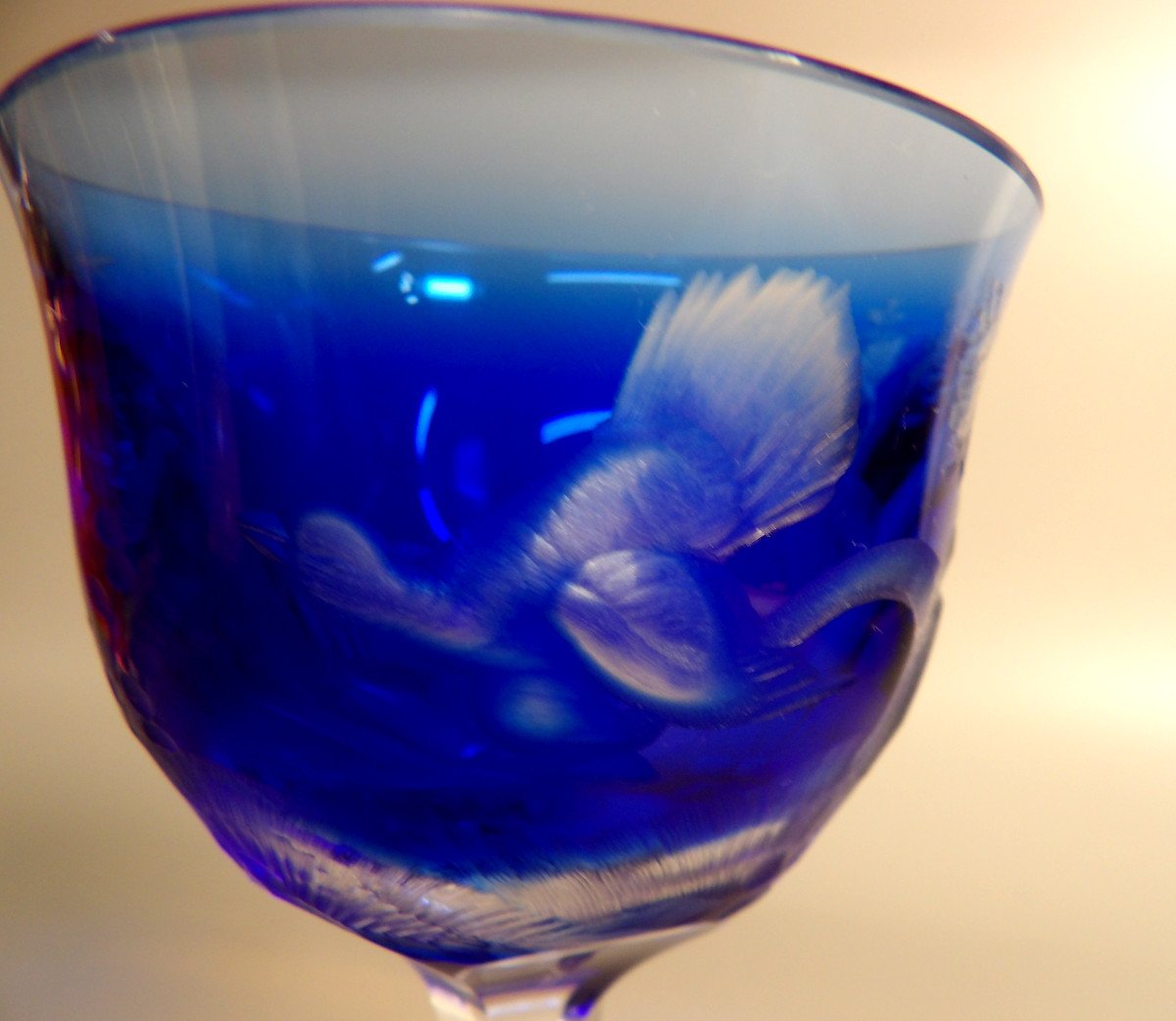 Ensemble de 2 Roemers/Verres à Vin en Cristal de Bohème - Maison MOSER-photo-3