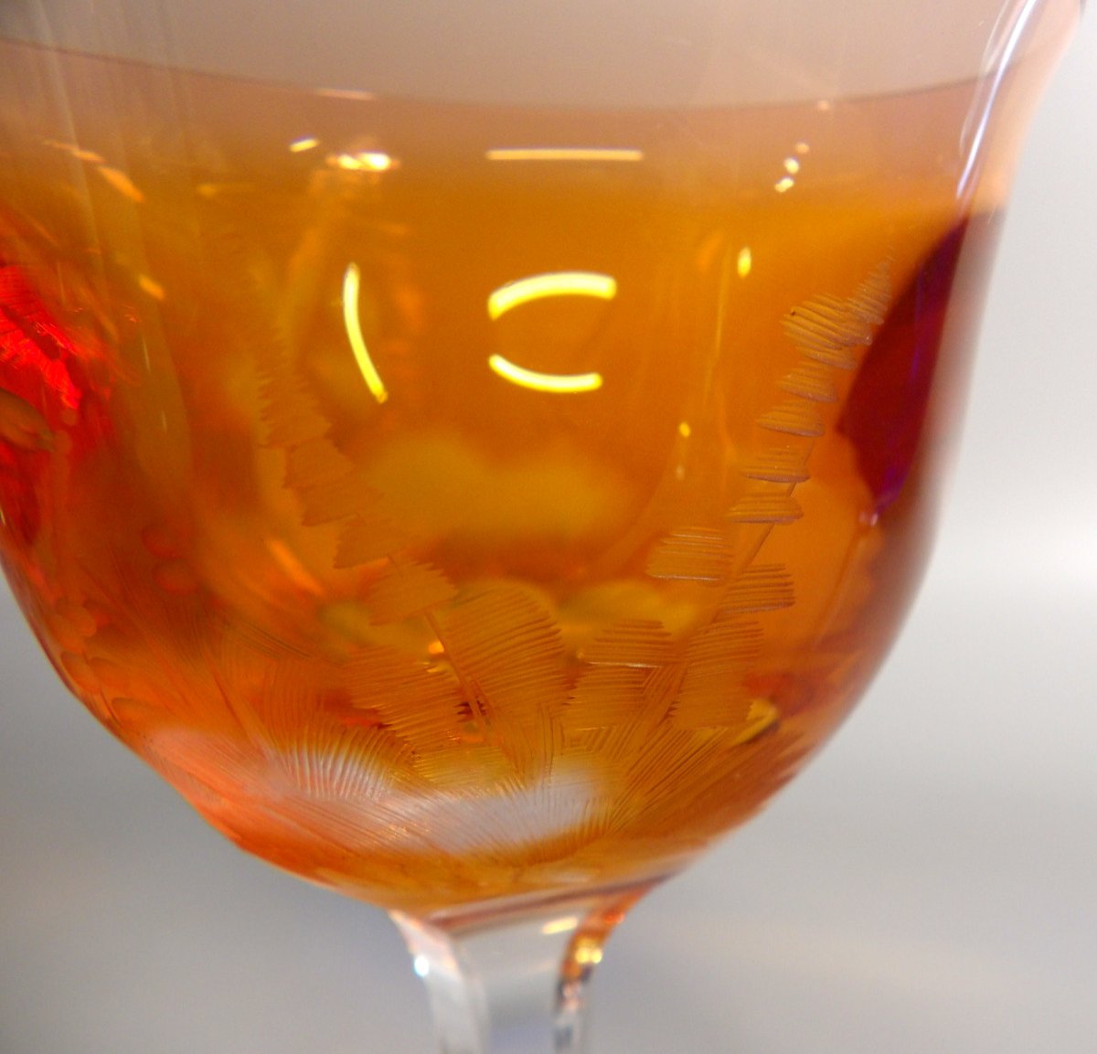 Ensemble de 2 Roemers/Verres à Vin en Cristal de Bohème - Maison MOSER-photo-8