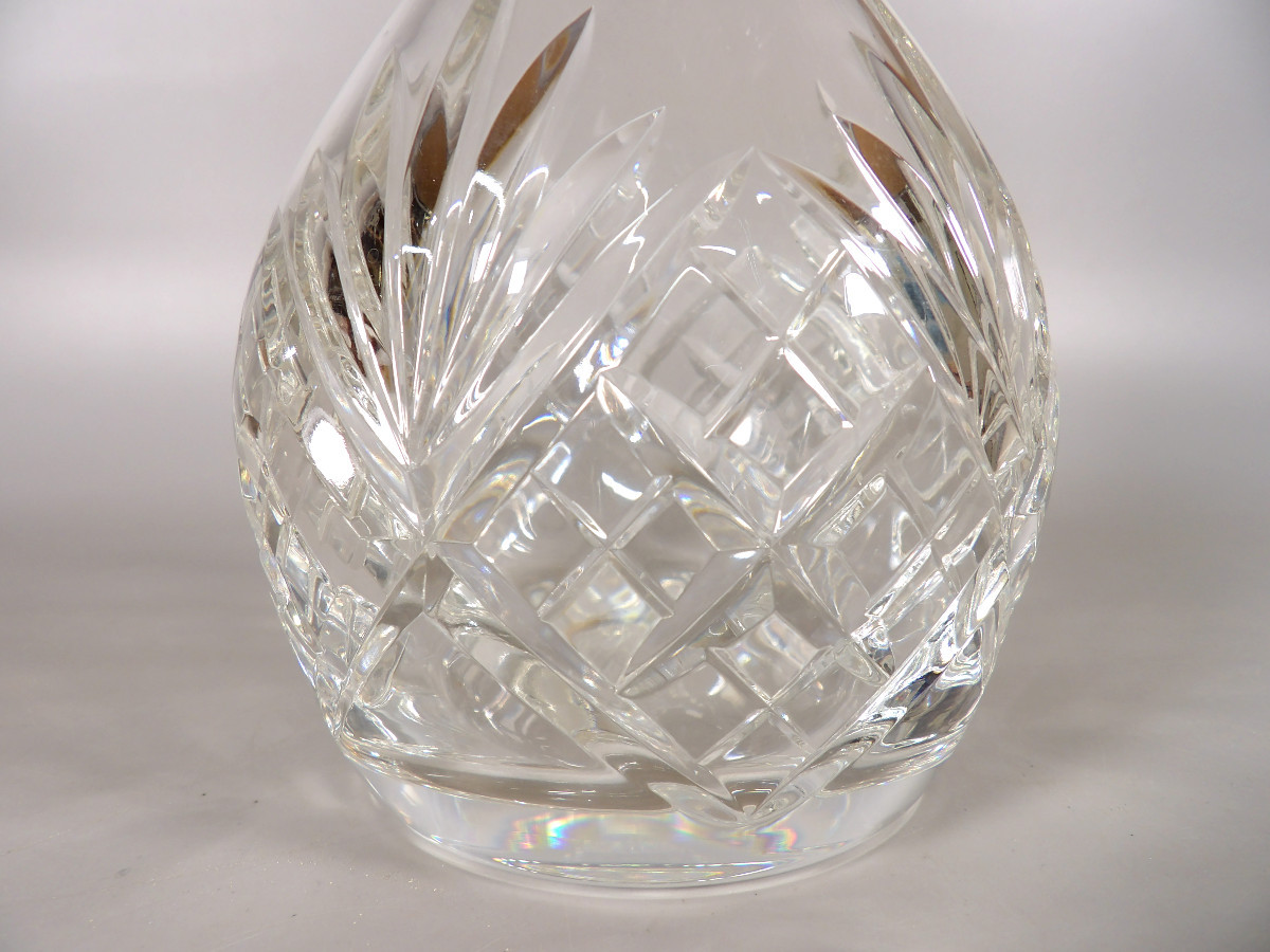 Crystal Wine Carafe By St Louis "chantilly" Model-photo-2