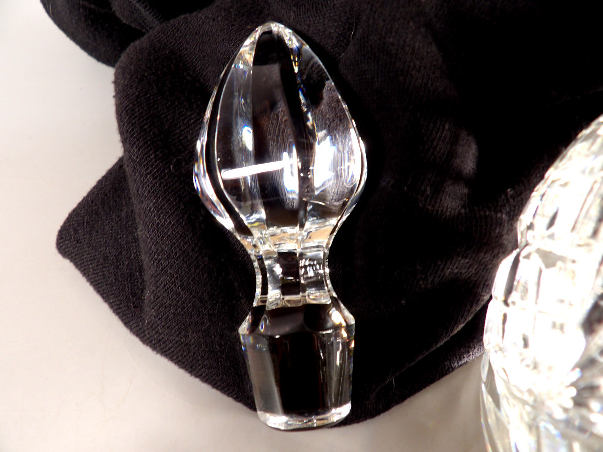 Crystal Wine Carafe By St Louis "chantilly" Model-photo-6