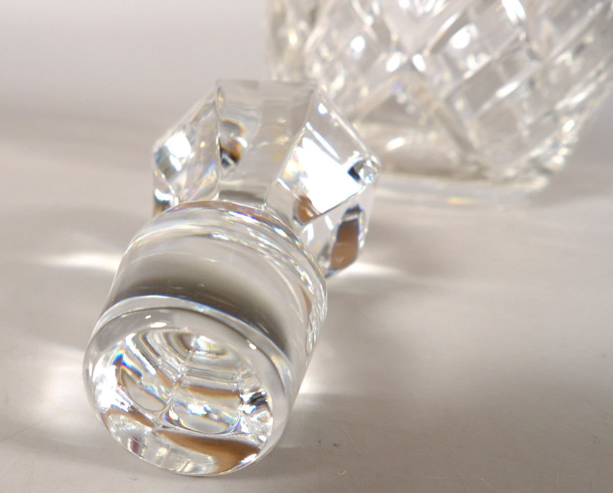 Crystal Wine Carafe By St Louis "chantilly" Model-photo-7