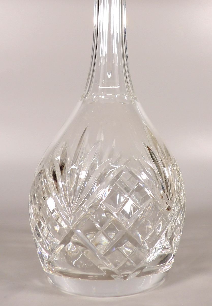 Crystal Wine Carafe By St Louis "chantilly" Model-photo-8