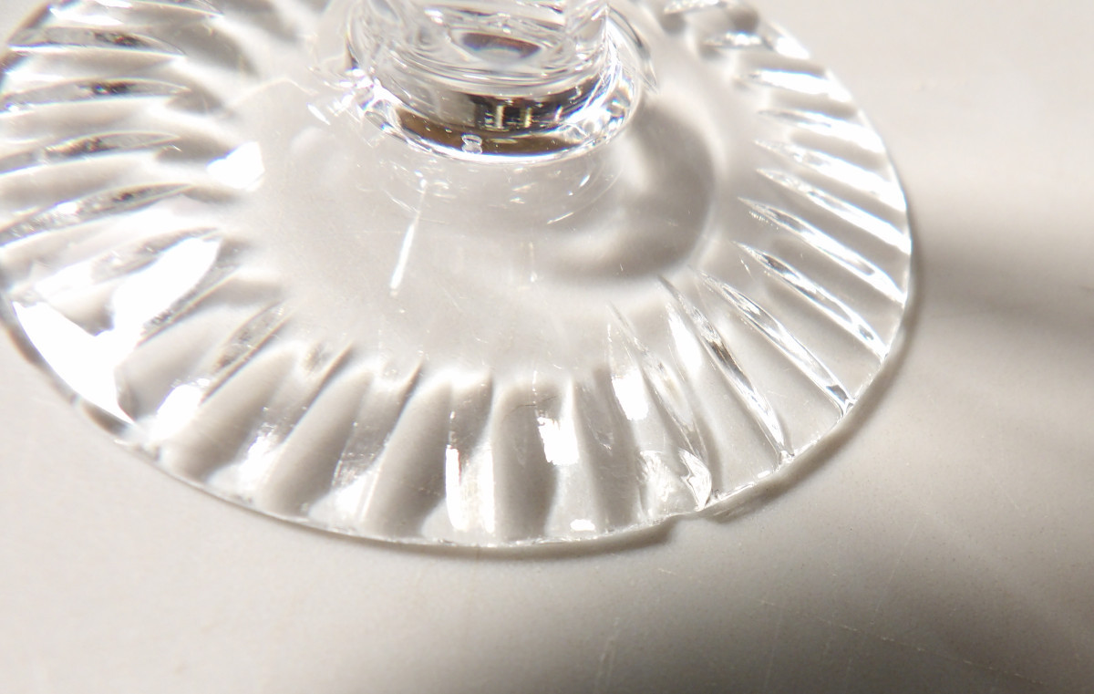 Suite de 6 Verres à Liqueur multicolores en Cristal par BEYER - Allemagne-photo-1