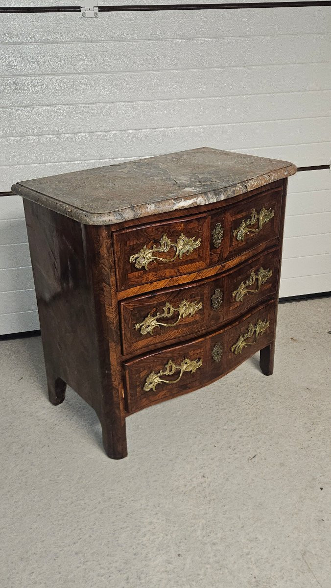 Louis XV Chest Of Drawers Stamped A. Fleury -photo-5