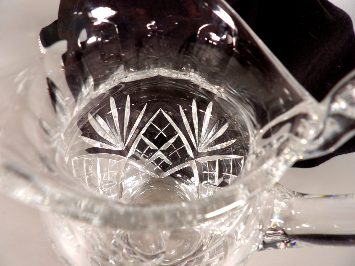 Pichet à eau en Cristal par ST LOUIS Modèle "Chantilly"-photo-1