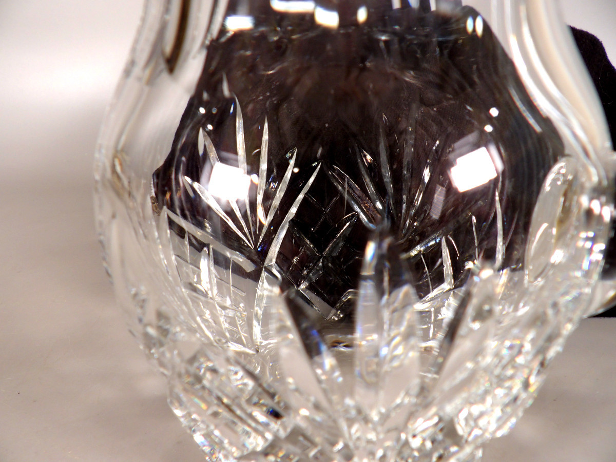 Pichet à eau en Cristal par ST LOUIS Modèle "Chantilly"-photo-3
