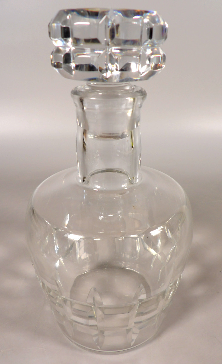 Crystal Decanter By Baccarat - "marignane" Model-photo-1