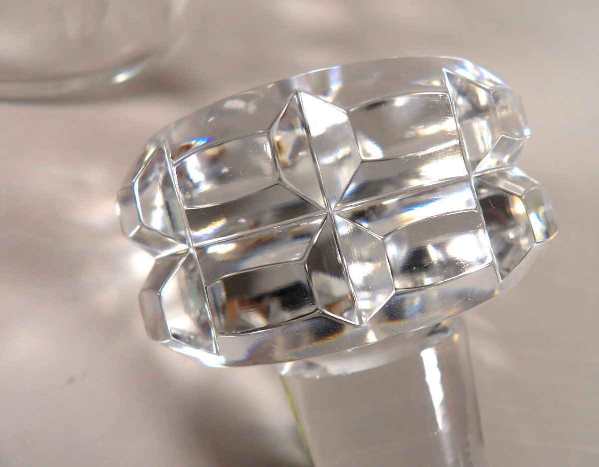 Crystal Decanter By Baccarat - "marignane" Model-photo-2