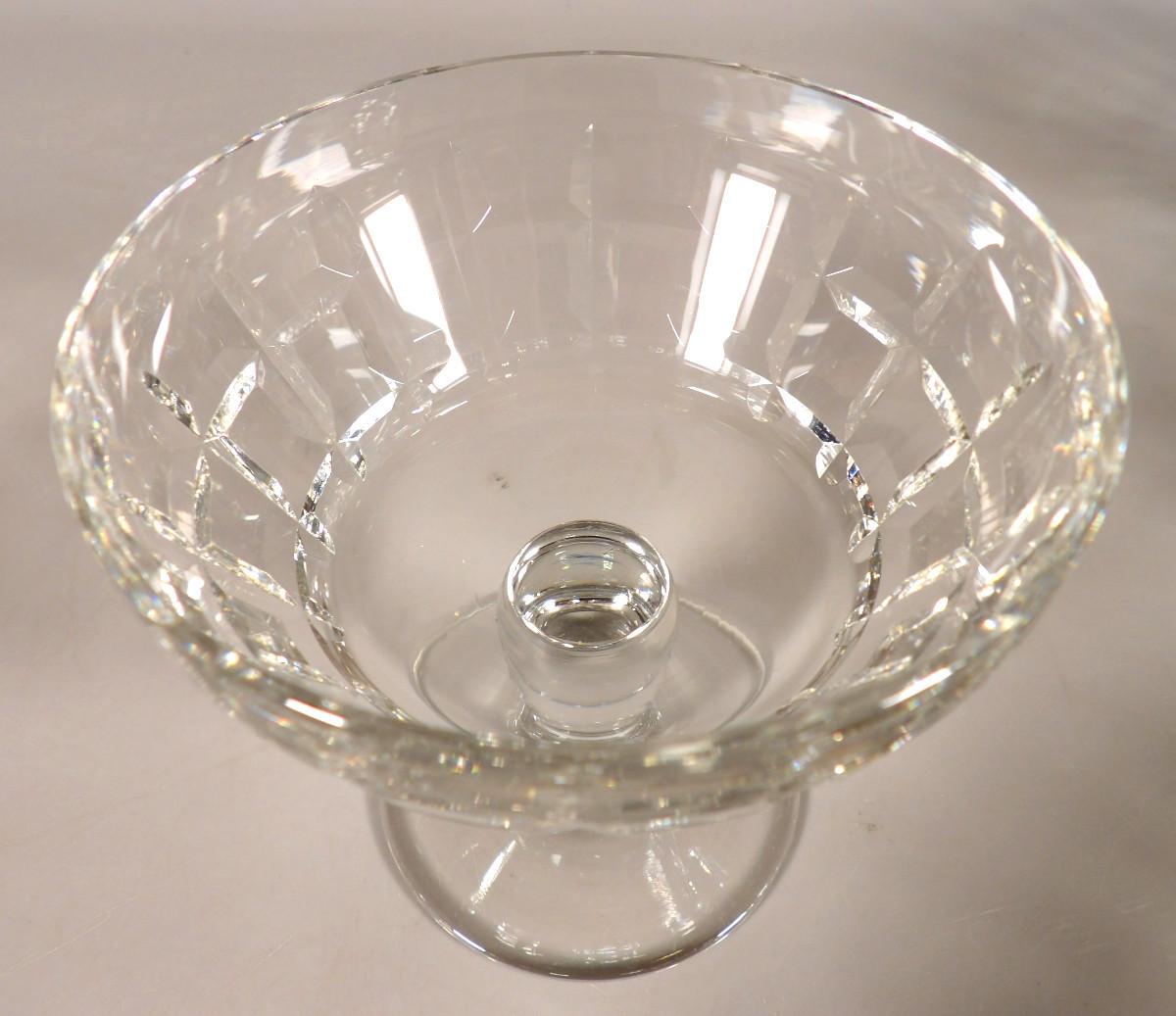 Set Of 4 Crystal Champagne Glasses By Baccarat - "marignane" Model-photo-2