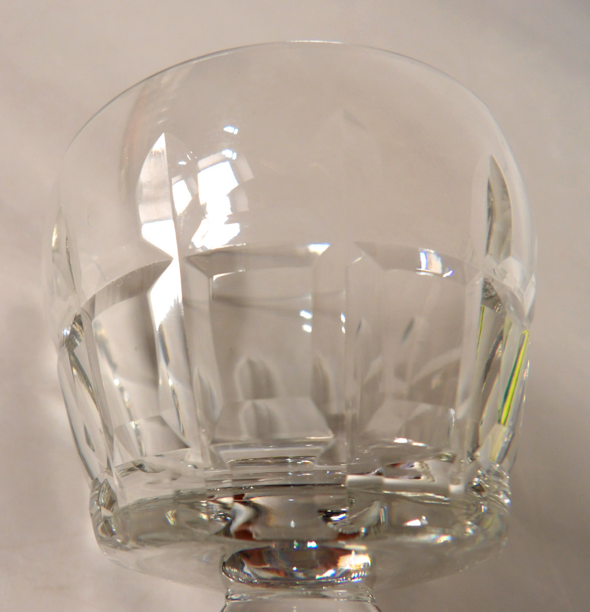 Set Of 10 Port Glasses No. 5 In Crystal By Baccarat - "marignane" Model-photo-4
