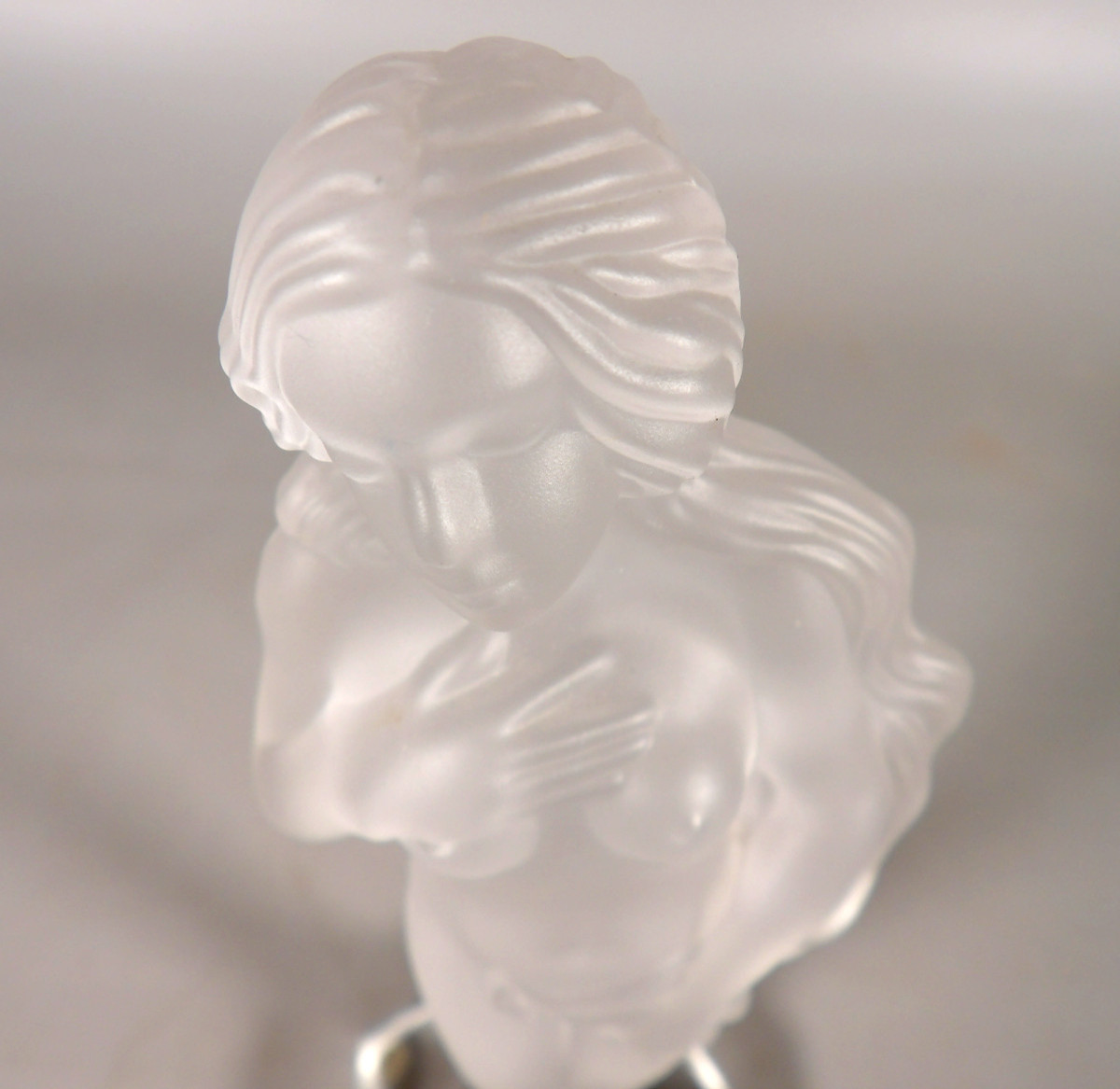 Femme Nue en Cristal Dépoli de Style Art Déco - CRISTALLERIE DE SÈVRES-photo-3