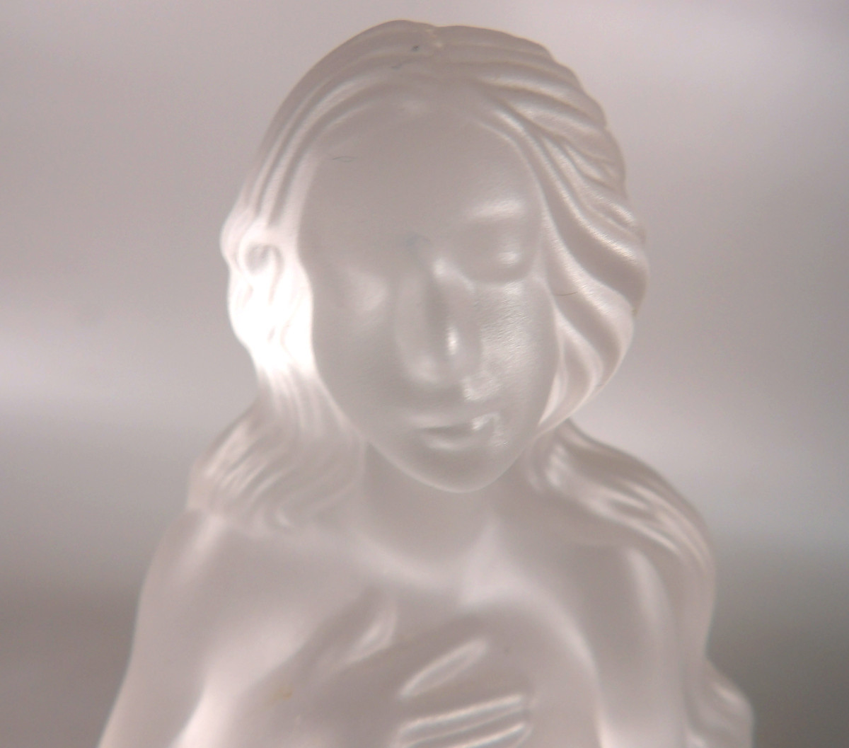 Femme Nue en Cristal Dépoli de Style Art Déco - CRISTALLERIE DE SÈVRES-photo-4