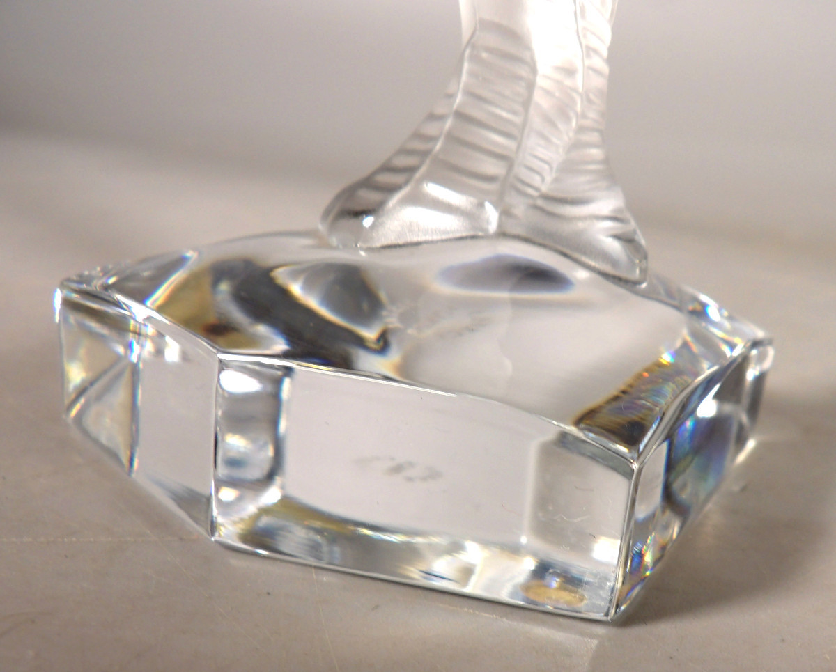 Femme Nue en Cristal Dépoli de Style Art Déco - CRISTALLERIE DE SÈVRES-photo-7