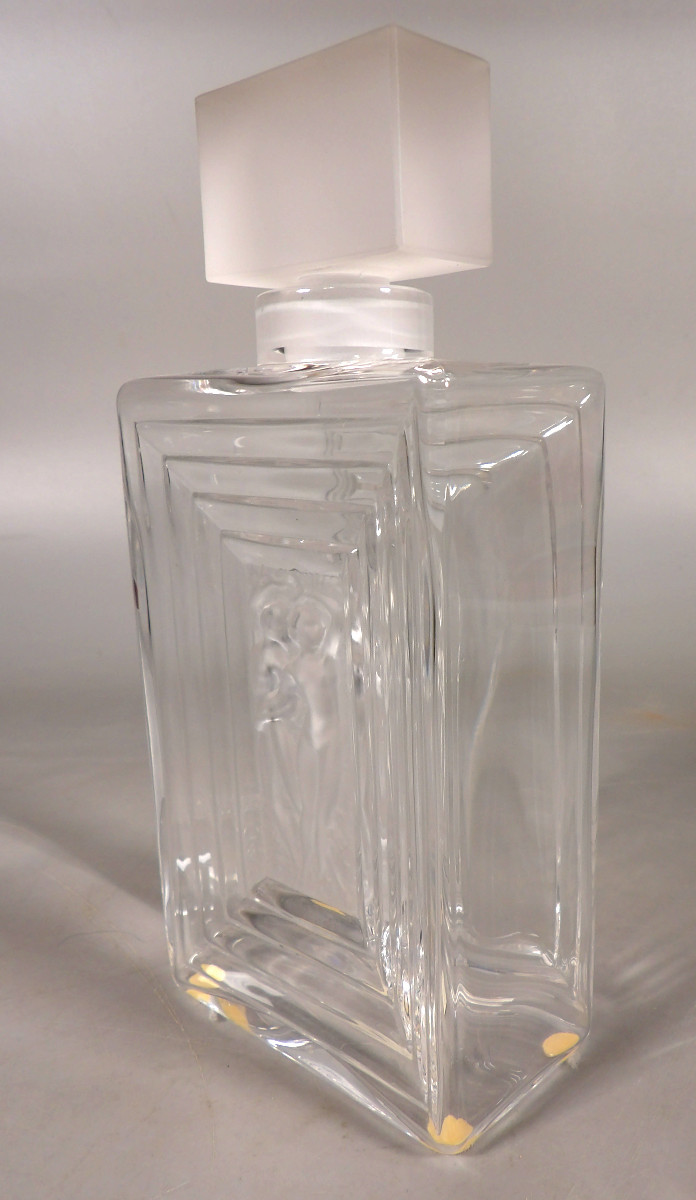 Flacon à Parfum en Cristal Modèle "Duncan" N°3  - Par LALIQUE FRANCE-photo-2