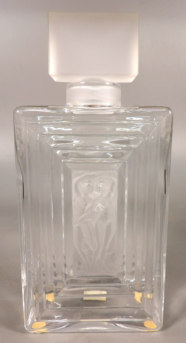 Flacon à Parfum en Cristal Modèle "Duncan" N°3  - Par LALIQUE FRANCE