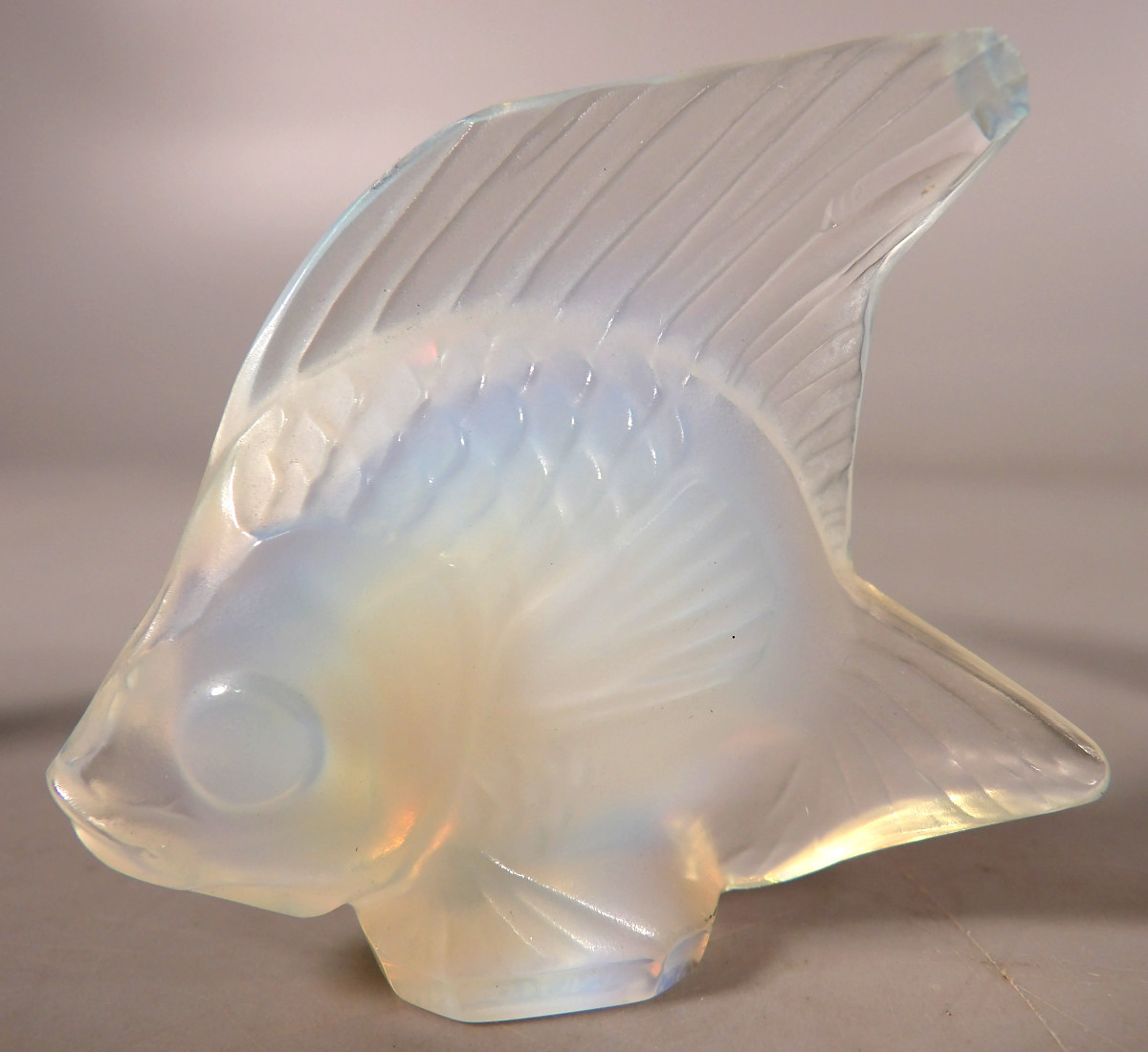 Ensemble de 4 Sculptures "Poisson" par René LALIQUE - Cristal Dépoli - LALIQUE FRANCE-photo-7