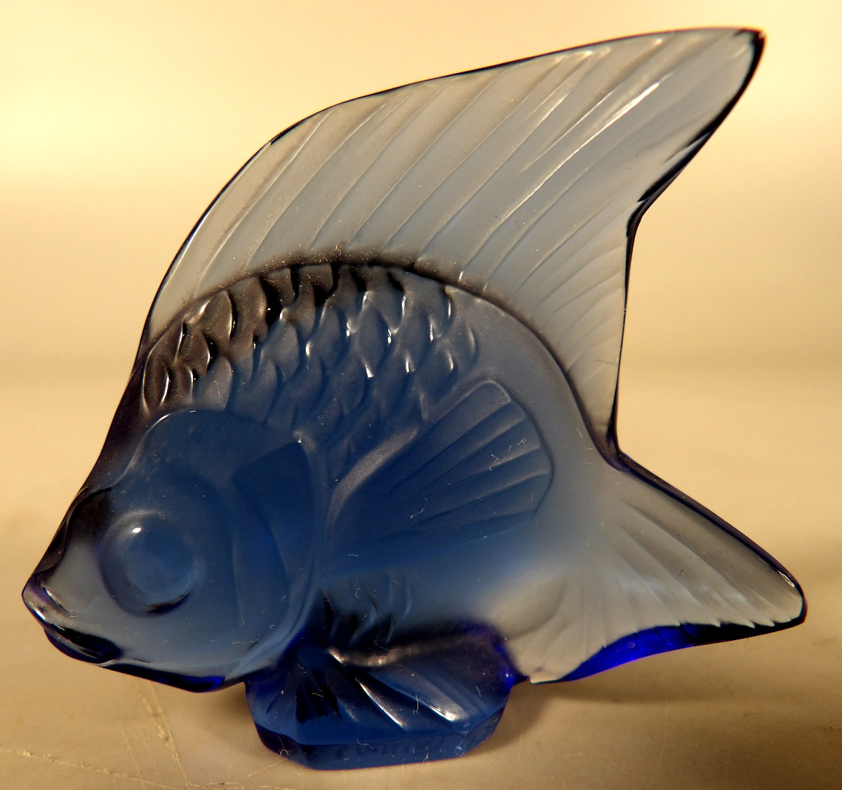 Ensemble de 4 Sculptures "Poisson" par René LALIQUE - Cristal Dépoli - LALIQUE FRANCE-photo-8