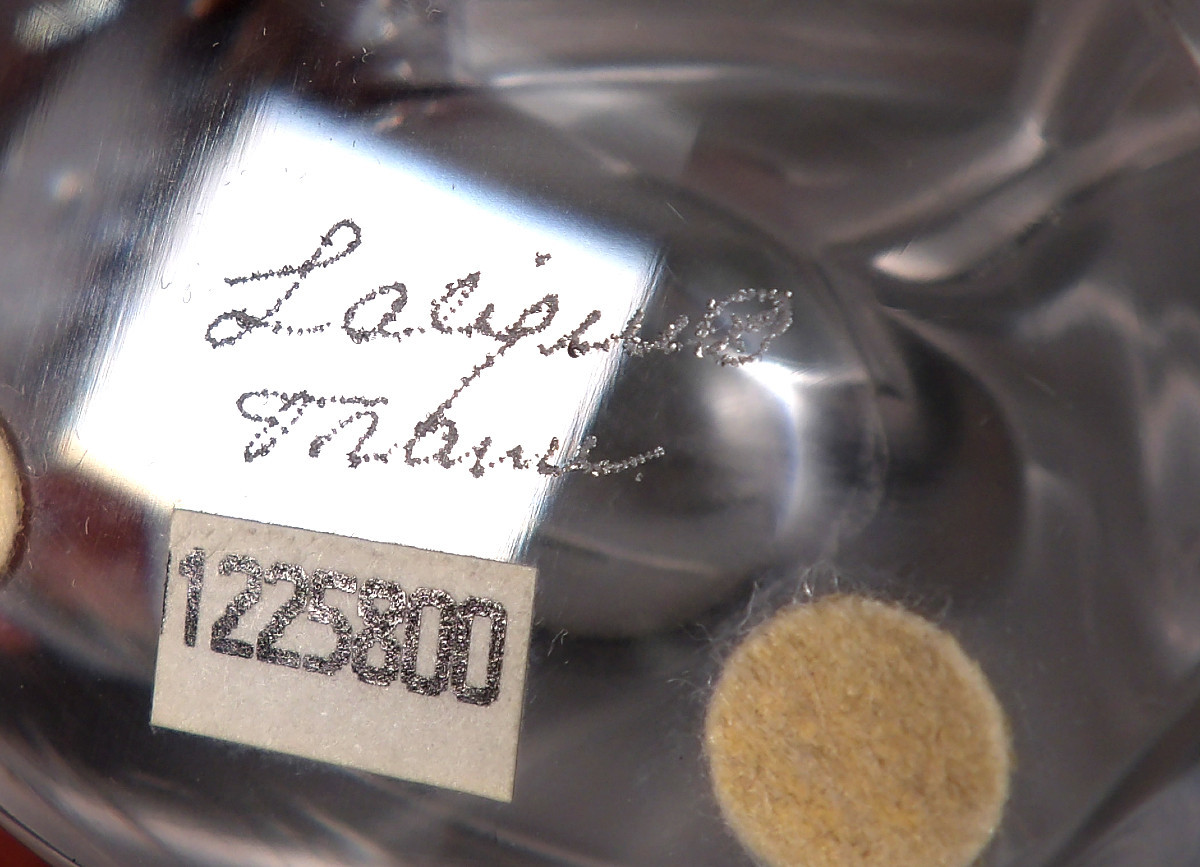 Crystal Pique Fleurs Aux Colombes Vase - -photo-4