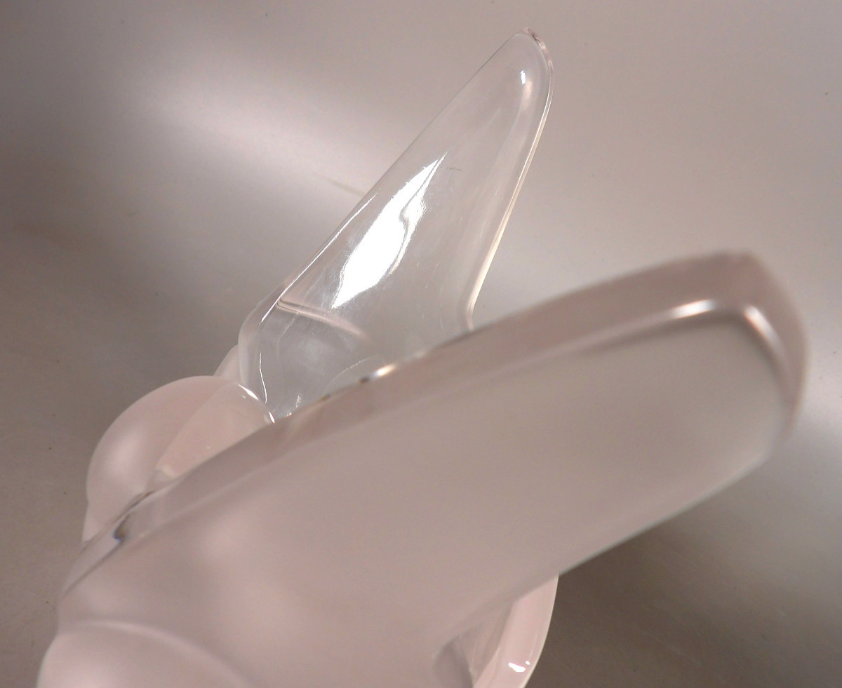 Crystal Pique Fleurs Aux Colombes Vase - -photo-7