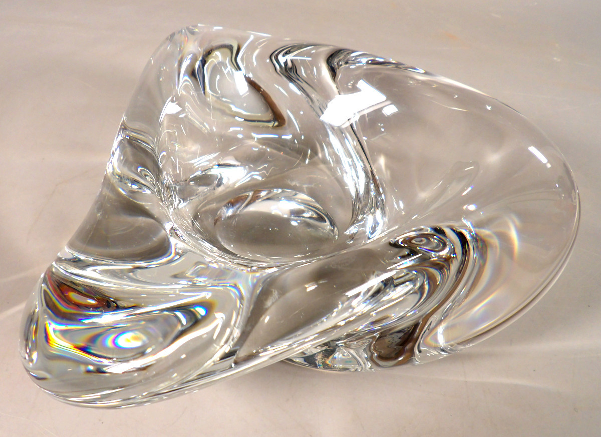 Grand Cendrier / Vide-poche en Cristal par ST LOUIS-photo-2