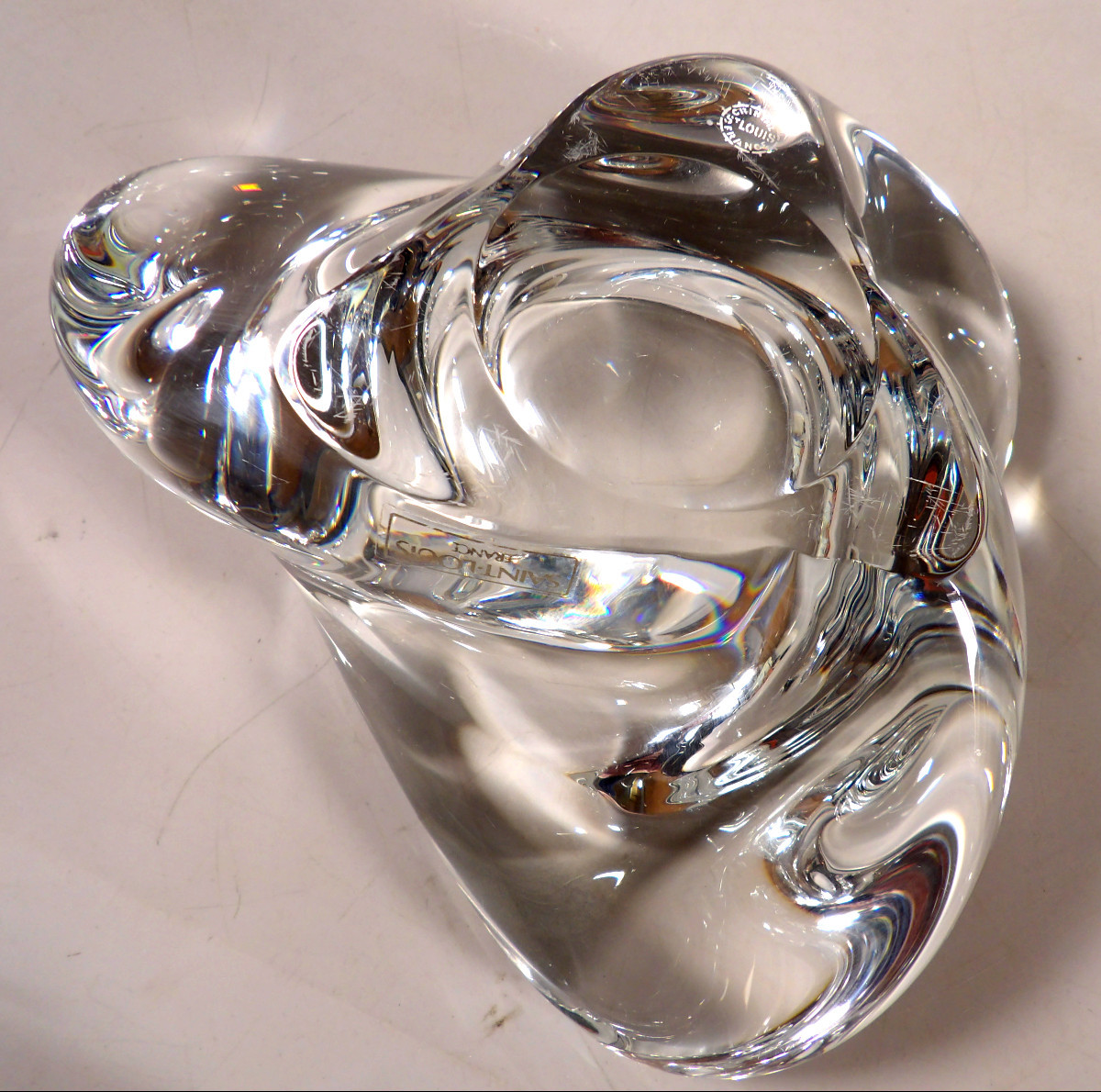 Grand Cendrier / Vide-poche en Cristal par ST LOUIS-photo-5