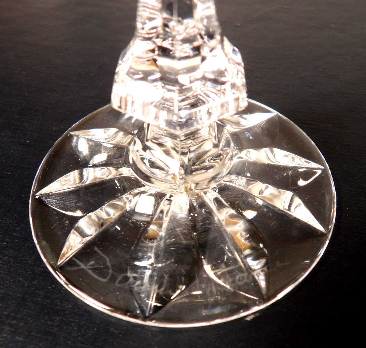 6 Crystal Champagne Flutes Model -photo-1