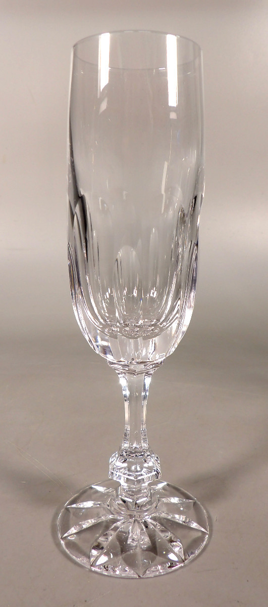 6 Crystal Champagne Flutes Model -photo-3