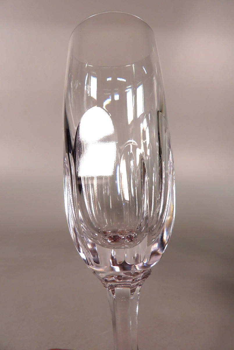 6 Crystal Champagne Flutes Model -photo-4