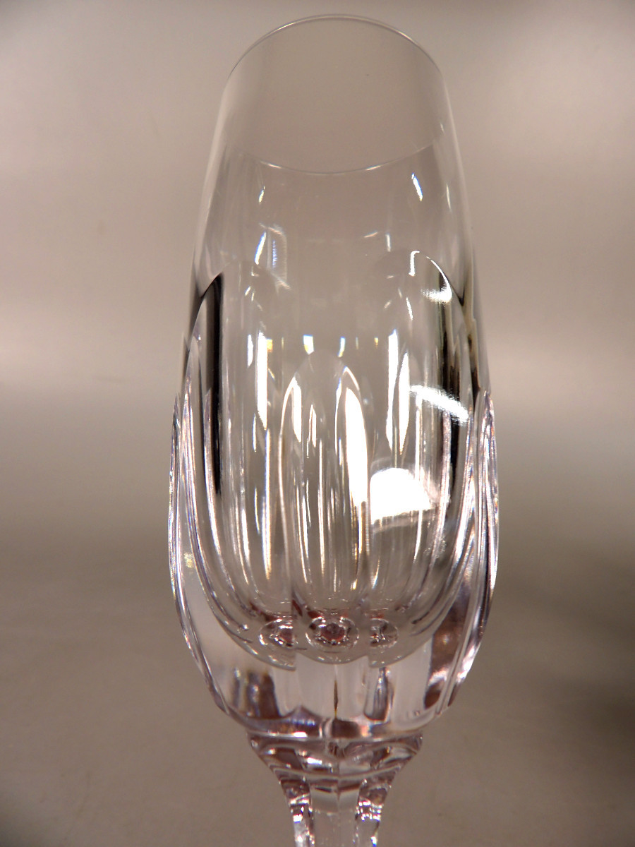 6 Crystal Champagne Flutes Model -photo-5