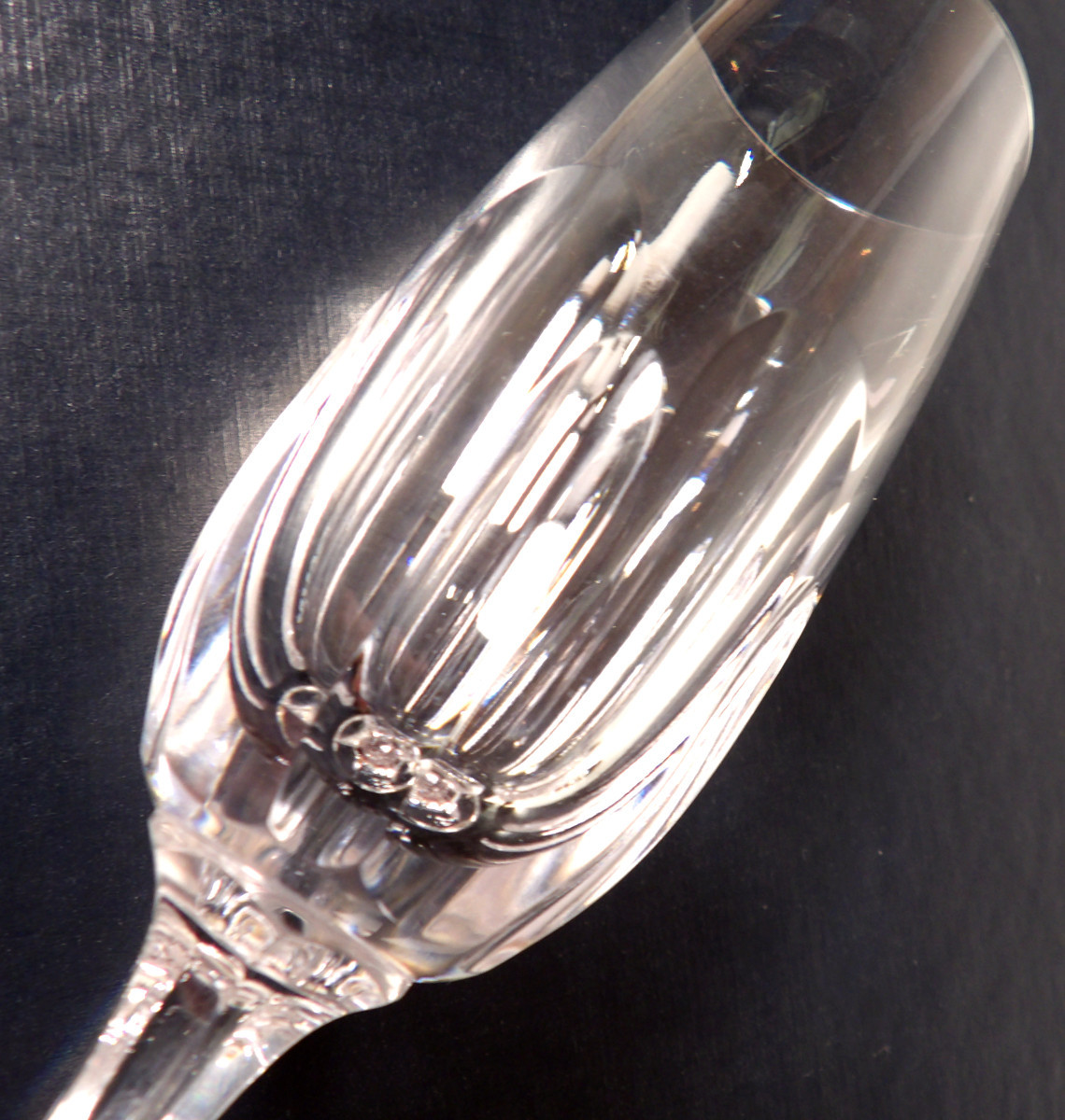 6 Crystal Champagne Flutes Model -photo-8