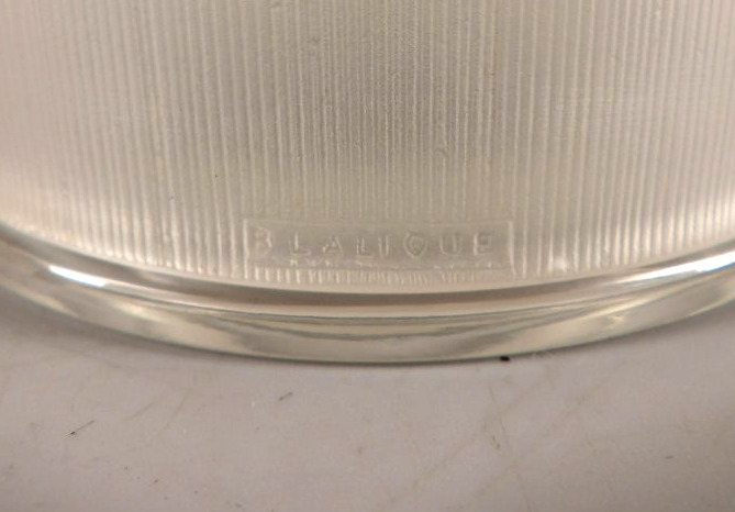 Antique Round Box With Frosted Crystal Lid - Designed In 1924 By René Lalique-photo-8
