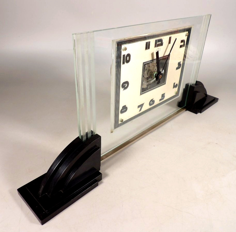 Art Deco-style Ato Electric Clock - By Léon Hatot - 1930-photo-2