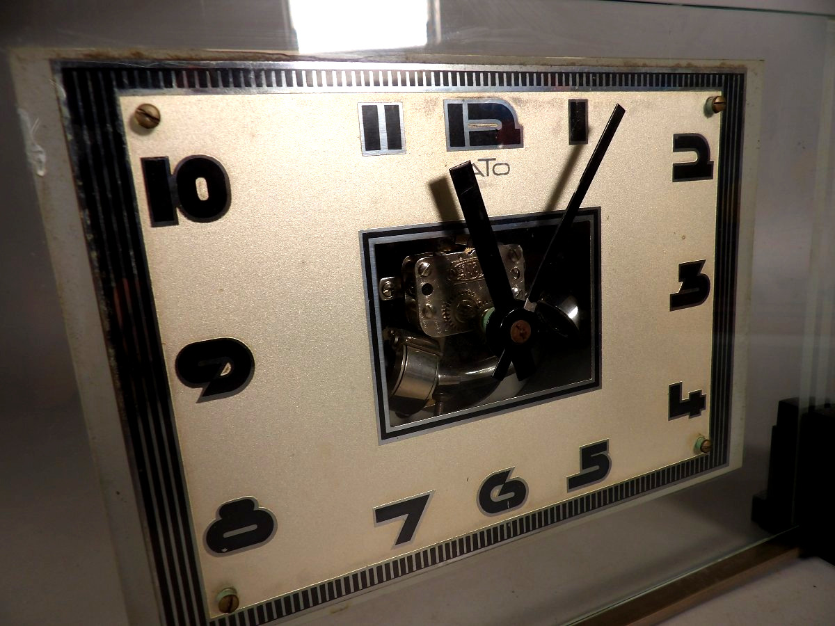 Art Deco-style Ato Electric Clock - By Léon Hatot - 1930-photo-3