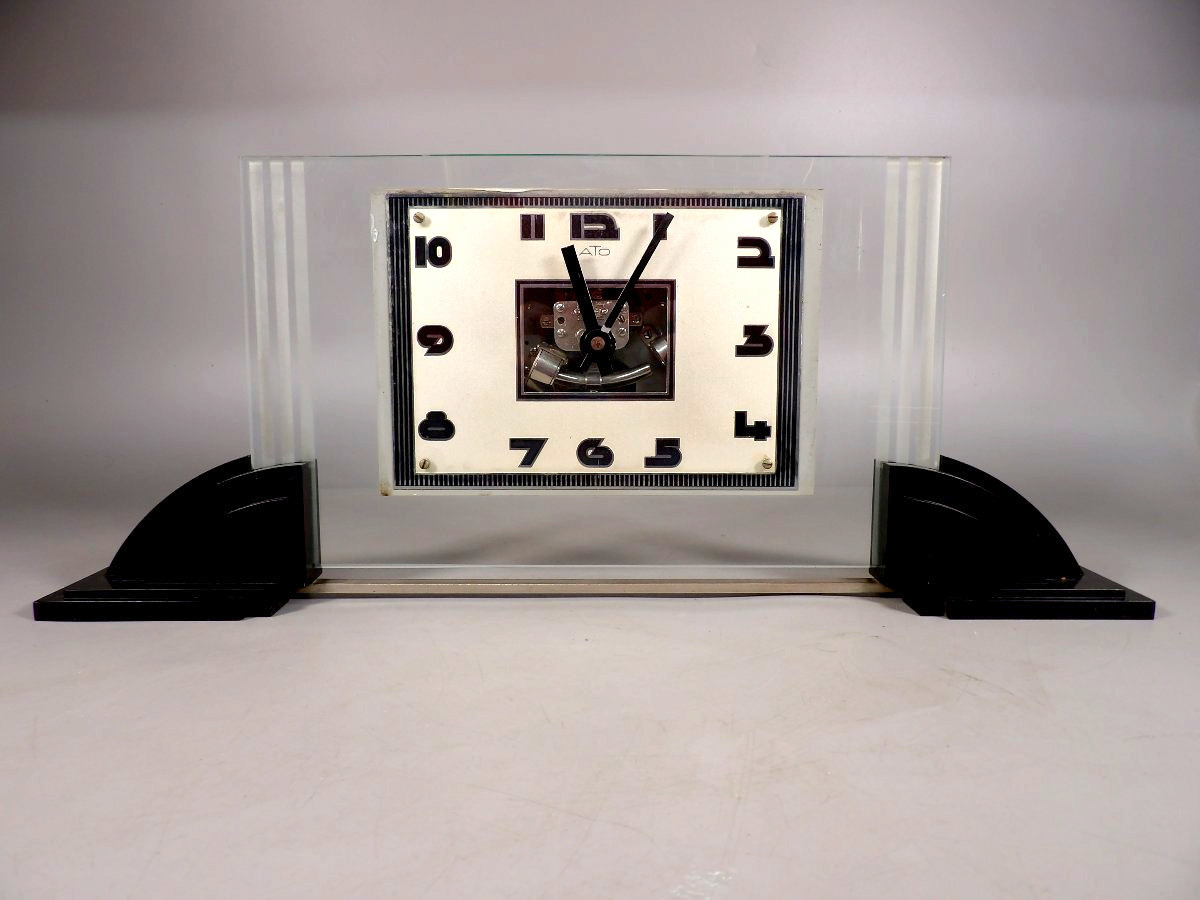 Art Deco-style Ato Electric Clock - By Léon Hatot - 1930