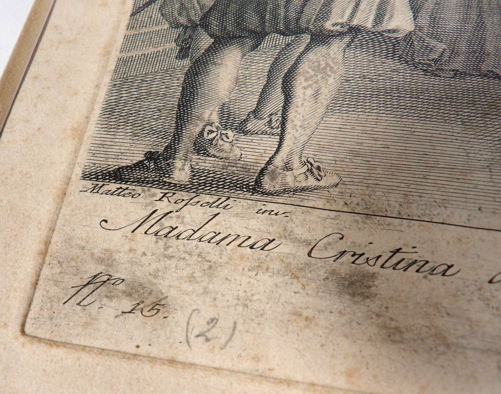 Reproduction d'une Gravure de Jacques CALLOT - "La Grande Duchesse Marie des Jeunes Filles"-photo-3