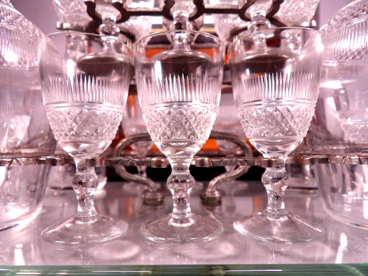 Glass-fronted Liqueur Cabinet With Removable Shelf - Napoleon III Period - By Paul Sormani-photo-4