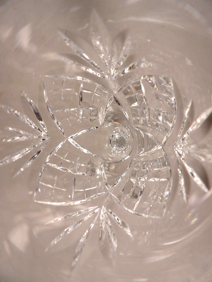 Suite de 10 Verres à Eau en Cristal - Modèle "Chantilly" par ST LOUIS-photo-7