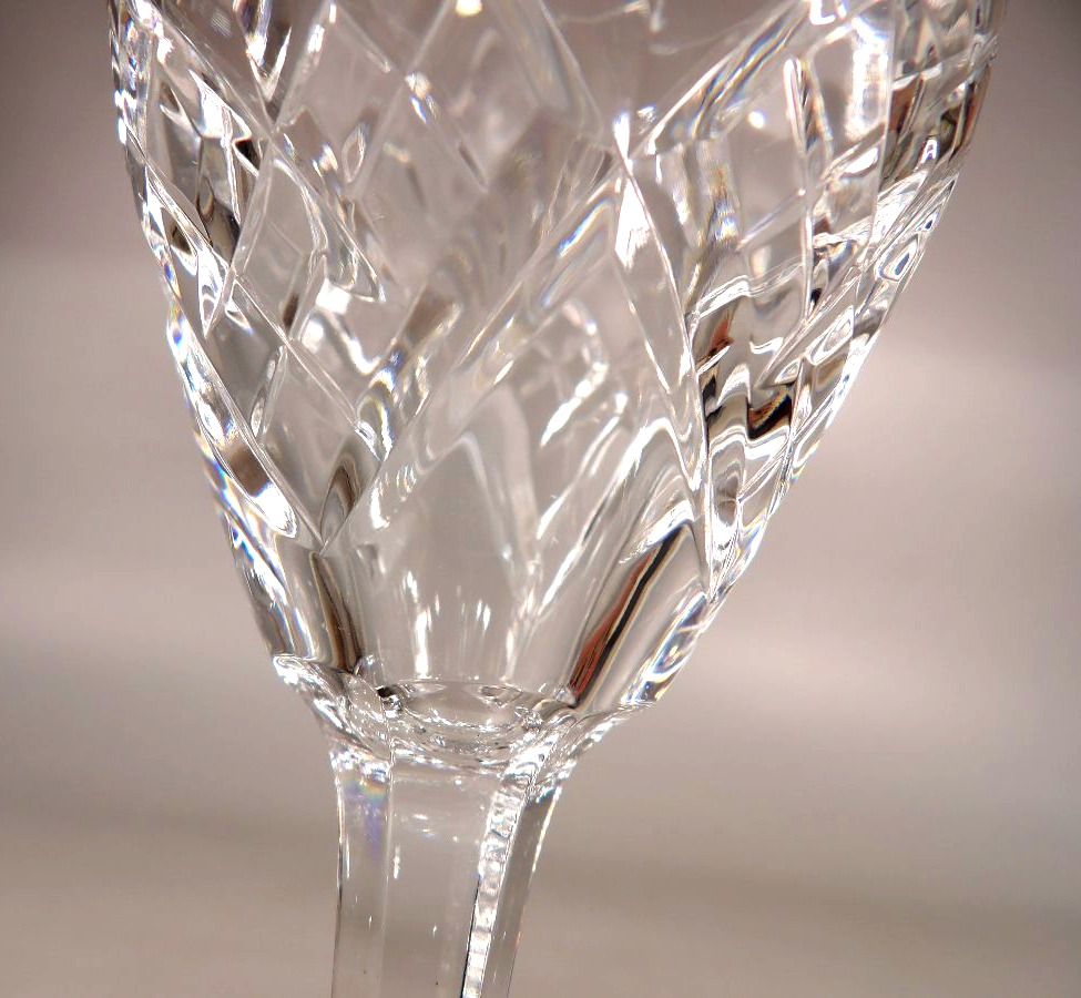 Suite de 10 Verres à Eau en Cristal - Modèle "Chantilly" par ST LOUIS-photo-8
