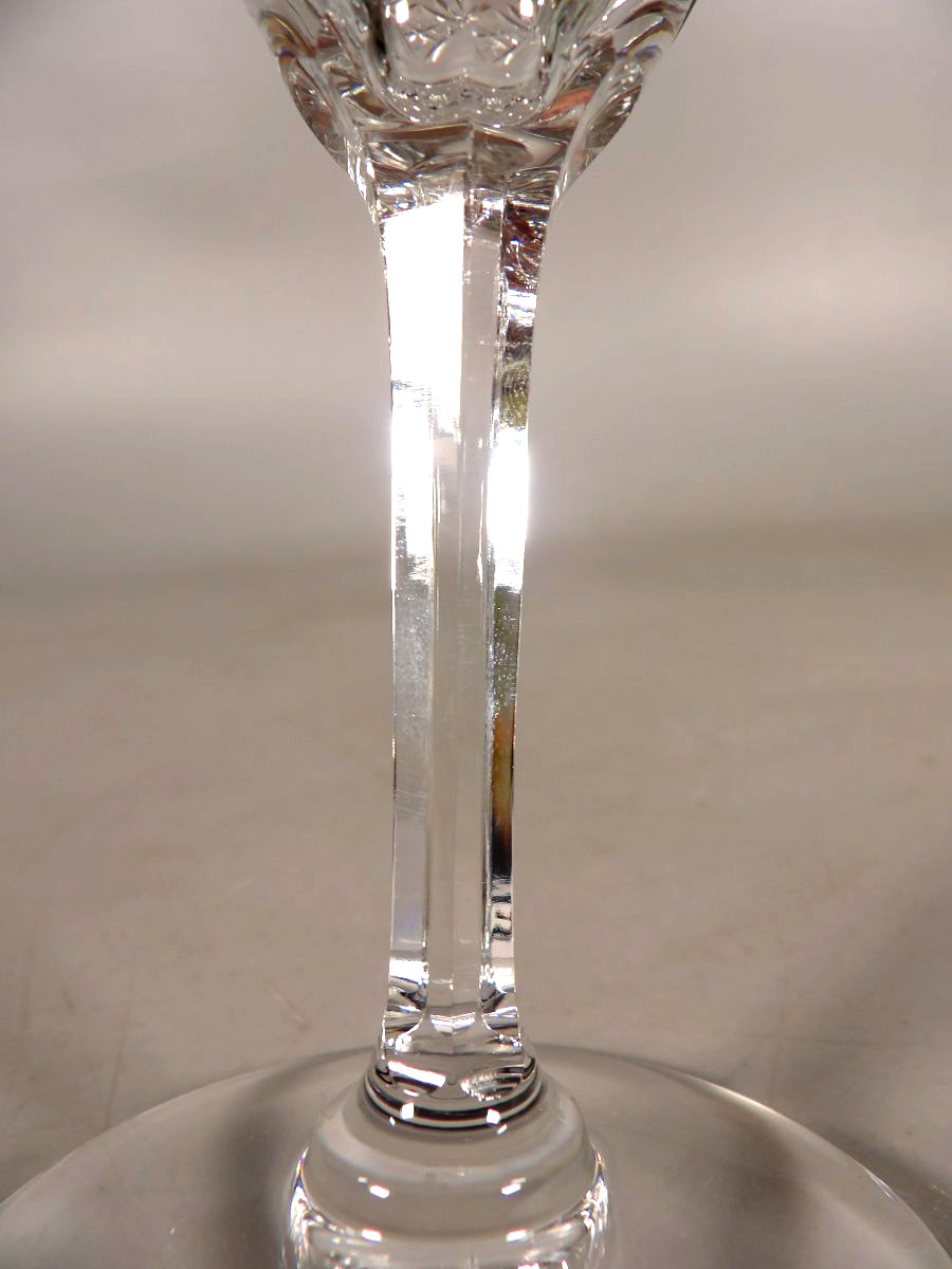Set Of 10 Crystal Water Glasses - "chantilly" Model By St Louis-photo-2