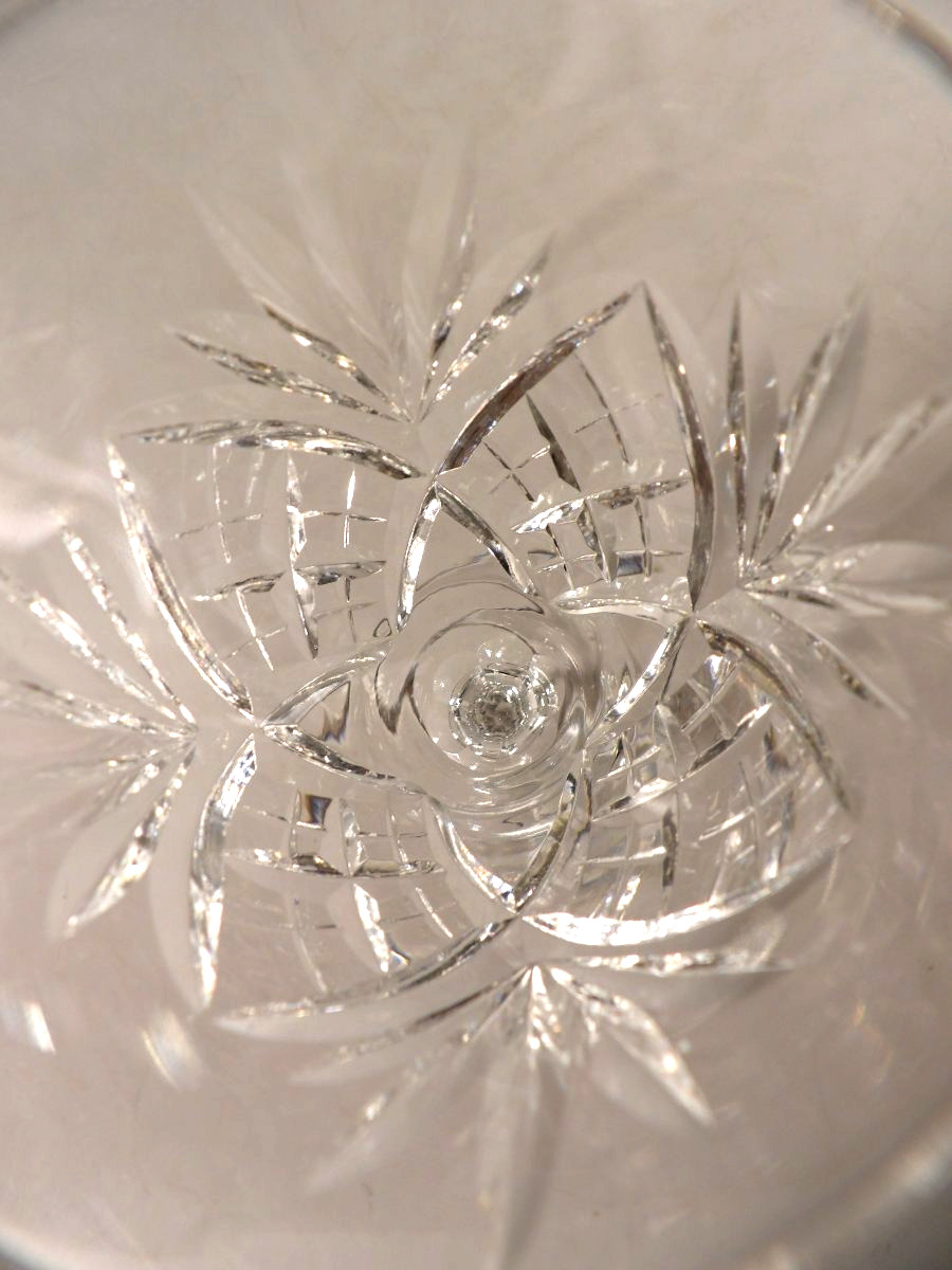 Set Of 10 Crystal Water Glasses - "chantilly" Model By St Louis-photo-4