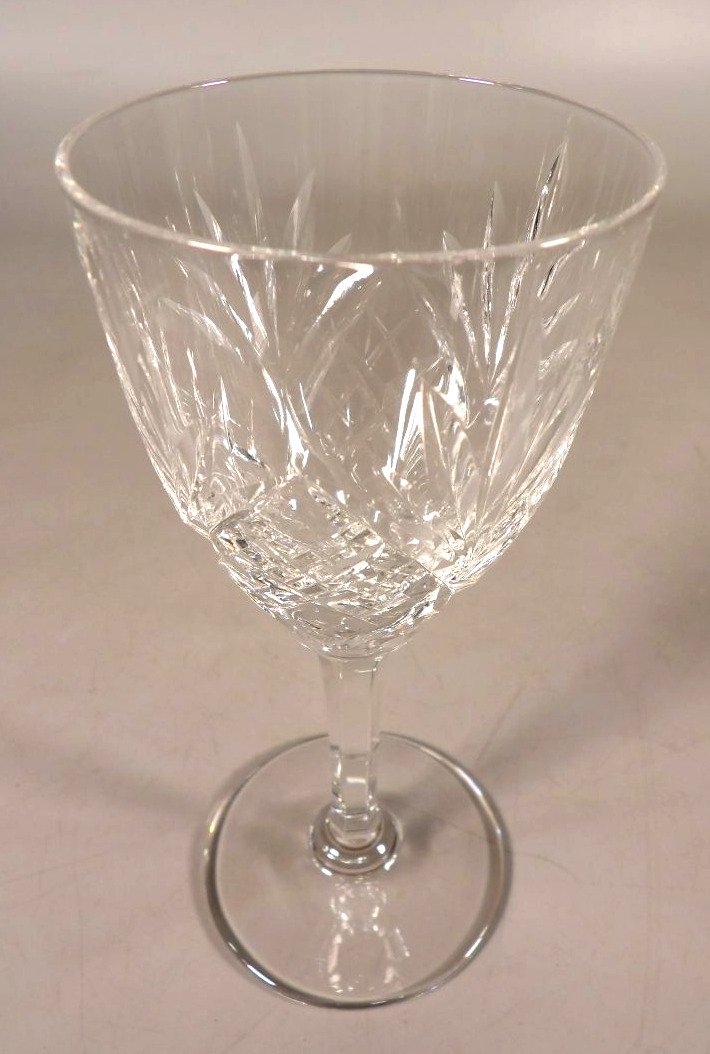 Set Of 10 Crystal Water Glasses - "chantilly" Model By St Louis-photo-6