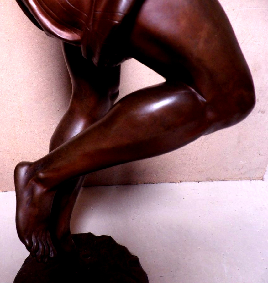 Bronze de la fin du XIXème Siècle "Le Danseur Napolitain" par Albert CARRIER-BELLEUSE-photo-7