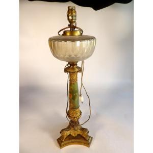 Napoleon III Style Electrified Oil Lamp