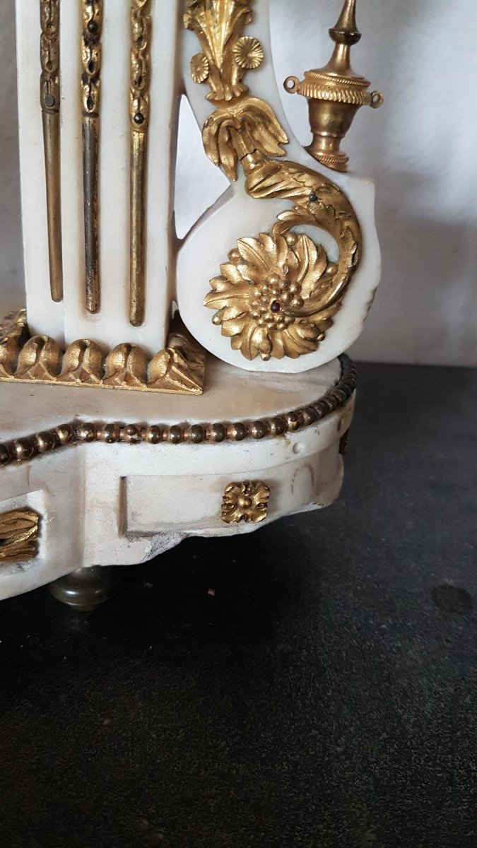 Louis XVI Portico Clock - 18th Time-photo-2