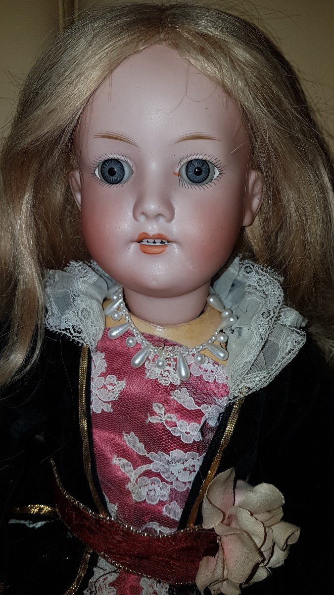 Armand Marseille Porcelain Head Doll-photo-2