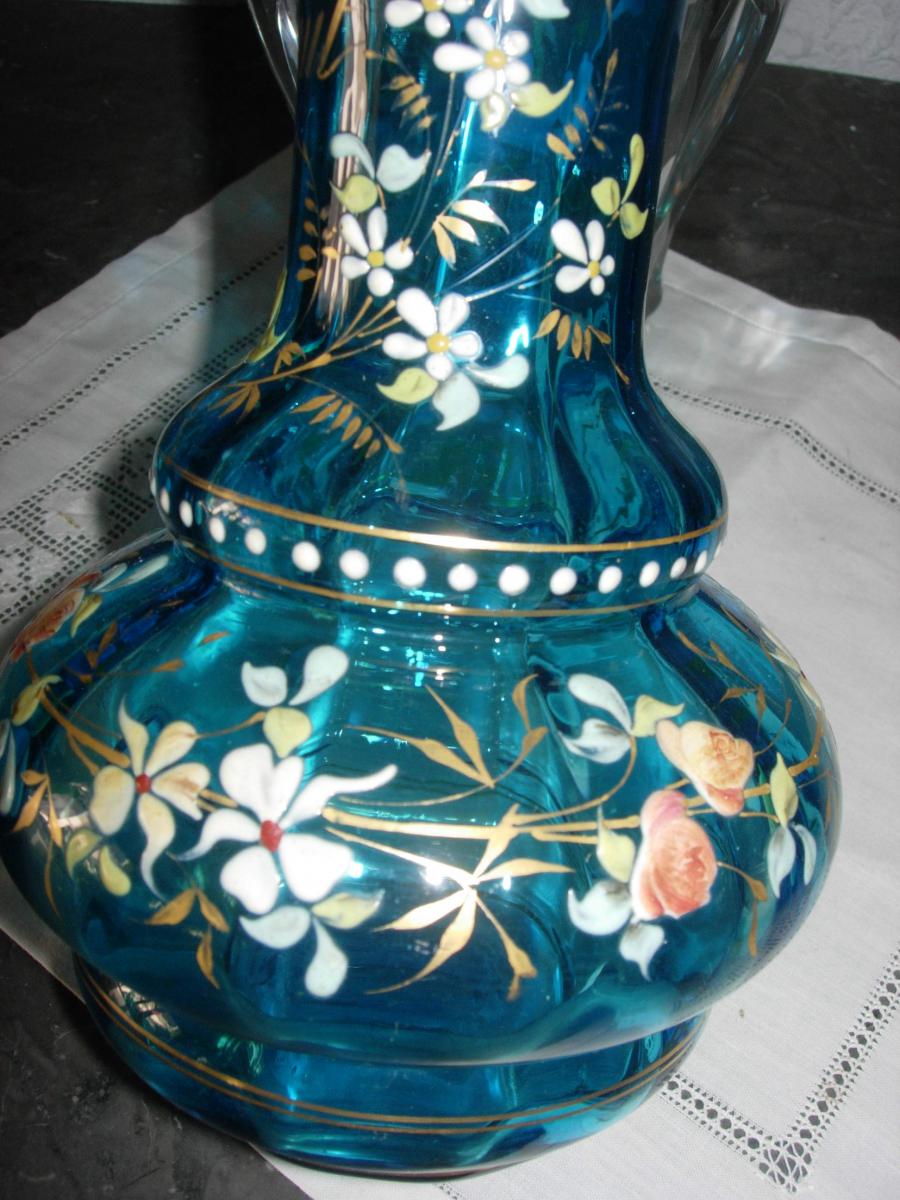 Custom Enamelled Glass Vase-photo-5