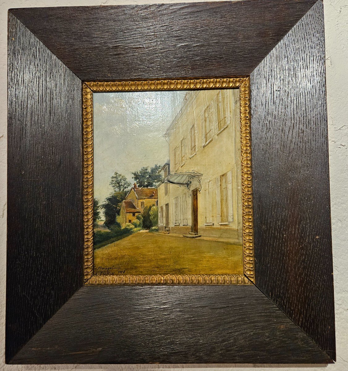 Impressionist Painting By André Turin 1879 - 1964 - "le Boisgeloup"-photo-3