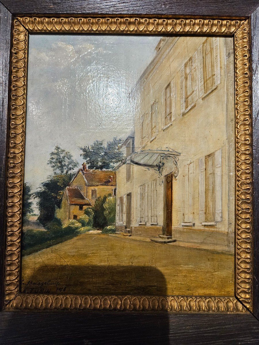 Impressionist Painting By André Turin 1879 - 1964 - "le Boisgeloup"-photo-4